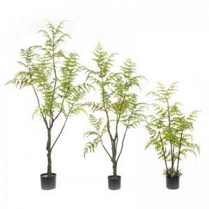 حار بيع واقعية الكلوروفيتوم comosum شجرة النباتات الاصطناعية شجرة الاصطناعي بوعاء السرخس